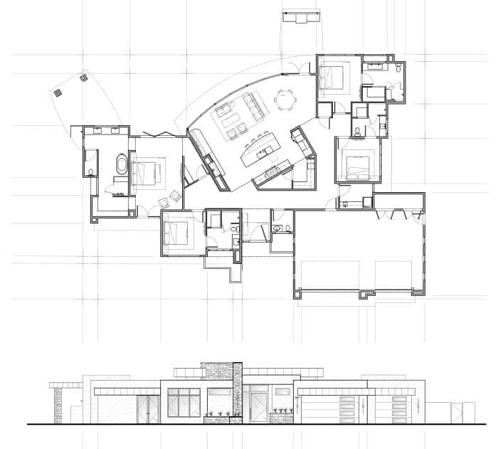 Blue Mountain Parade of Home Architectural Sketch